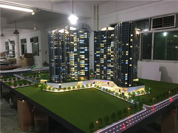 Модели с светом, наборы здания Макетте недвижимости миниатюрные модели архитектуры конструкции